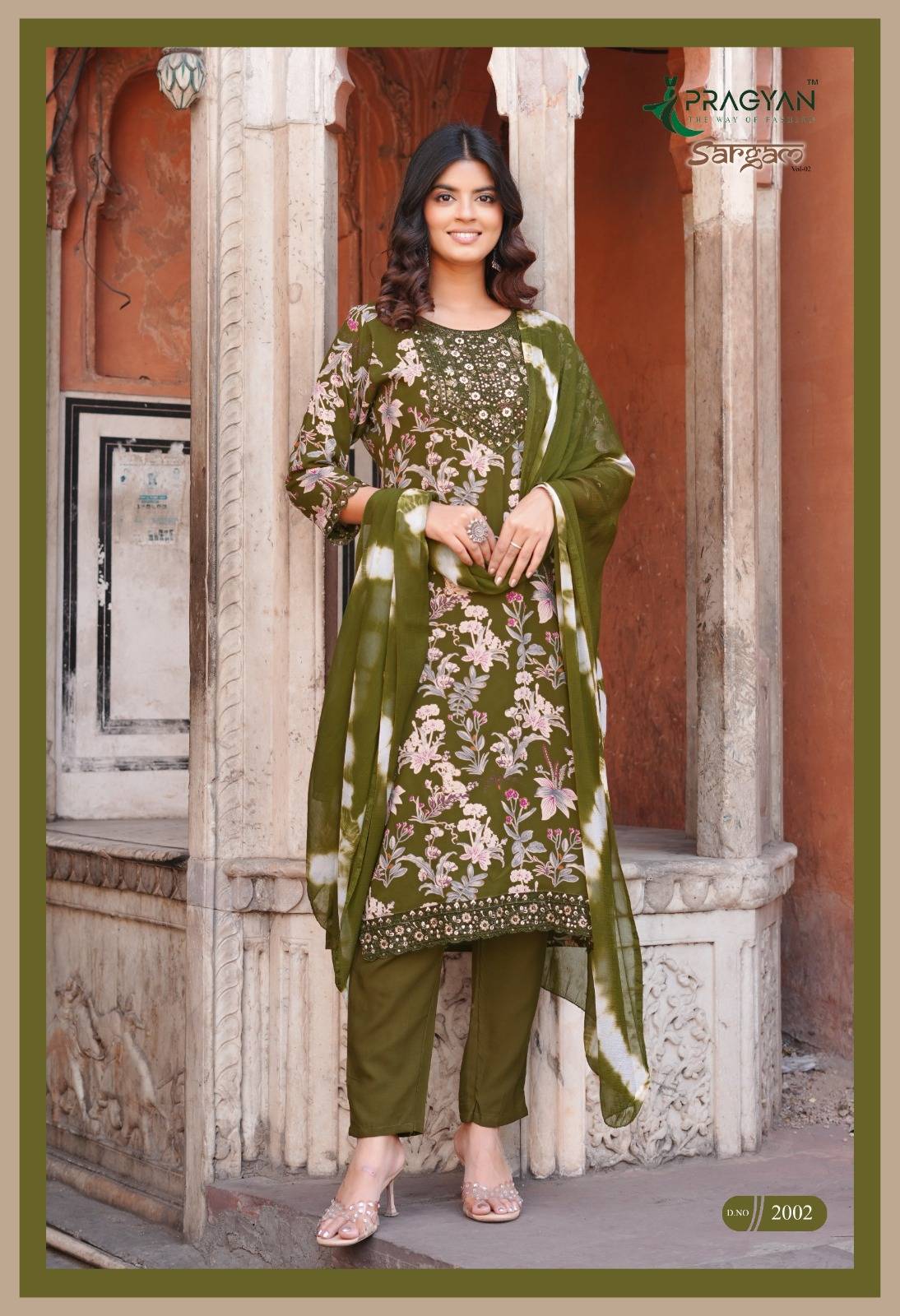 SARGAM VOL 2 By PRAGYAN Designer Ethnic Wear Collection Rayon Kurtis At Wholesale Price
